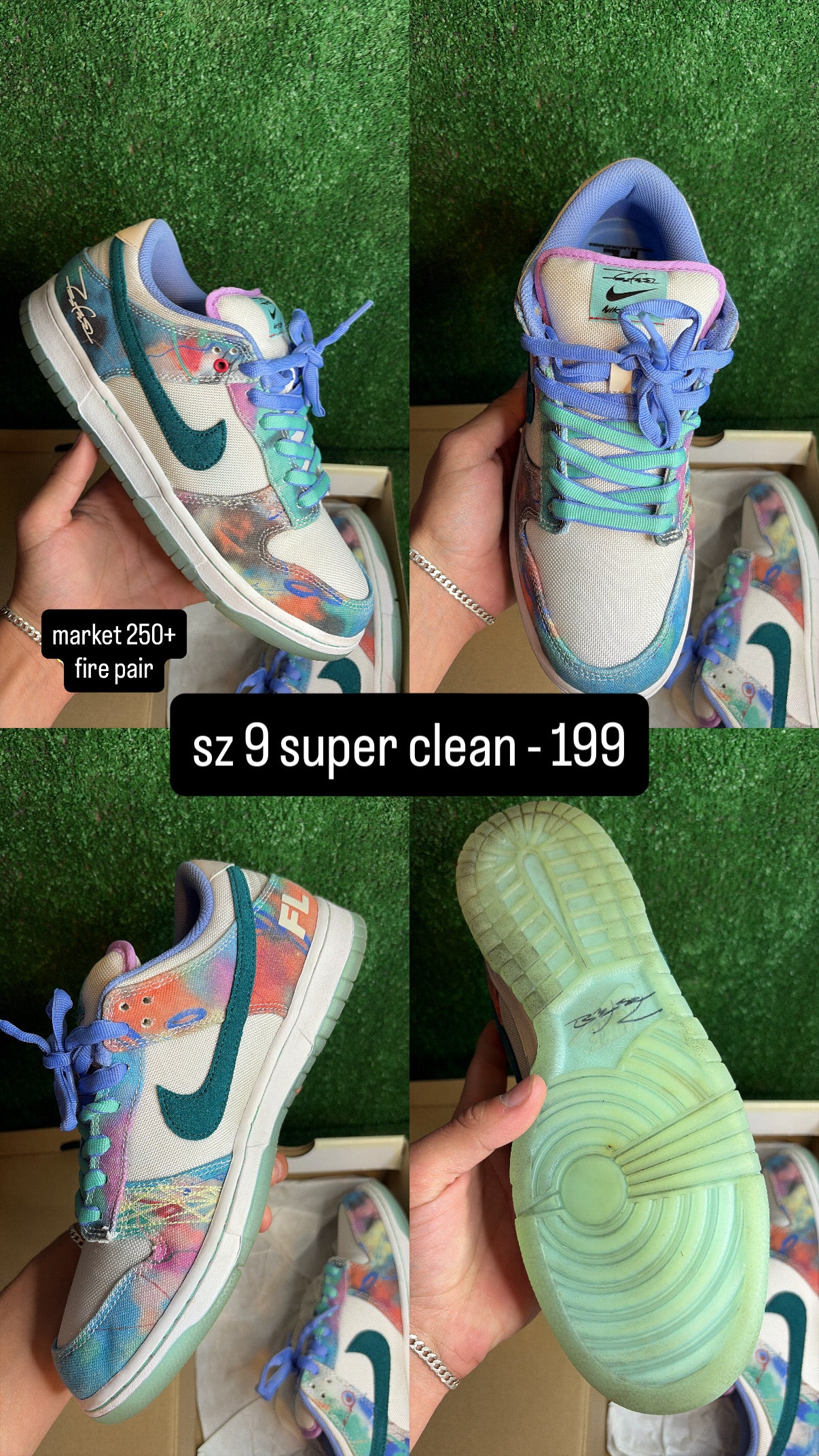 Nike Dunk Low SB Futura Size 9
