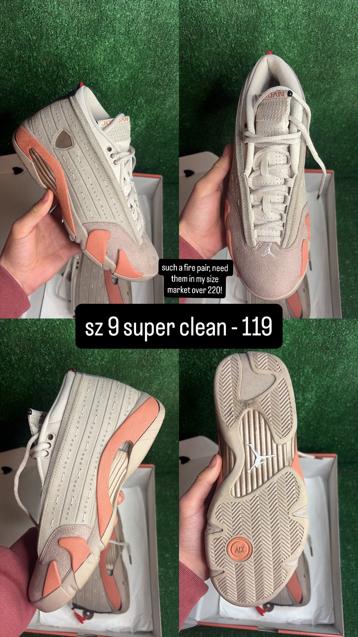 Jordan 14 Clot Size 9
