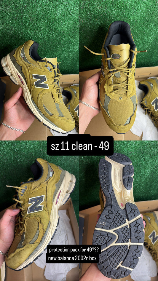 New Balance 2002r Protection Pack Dark Moss Size 11