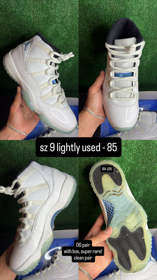 Jordan 11 Legend Blue (2014) Size 9