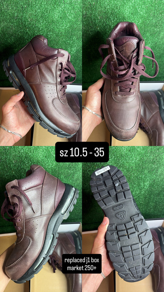 Nike ACG Boot Maroon Leather Size 10.5