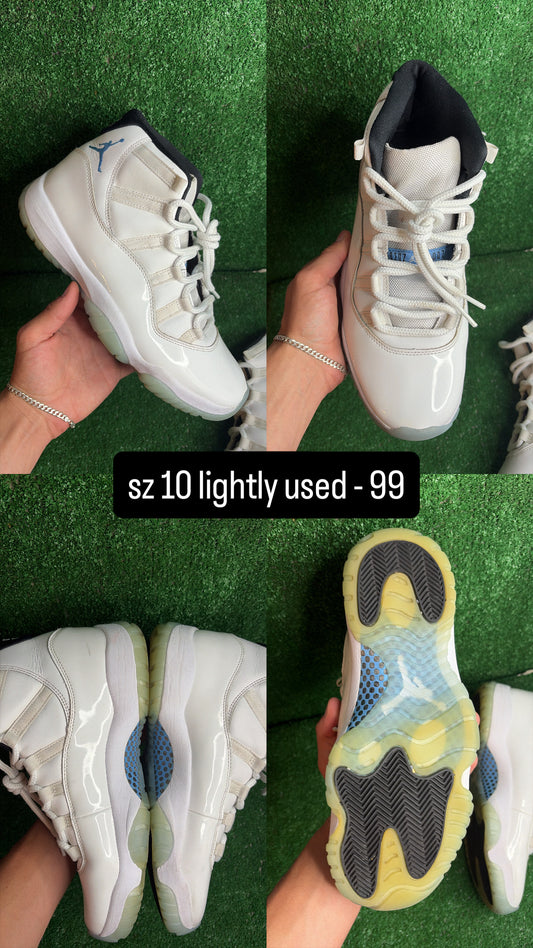 Jordan 11 High Legend Blue Size 10