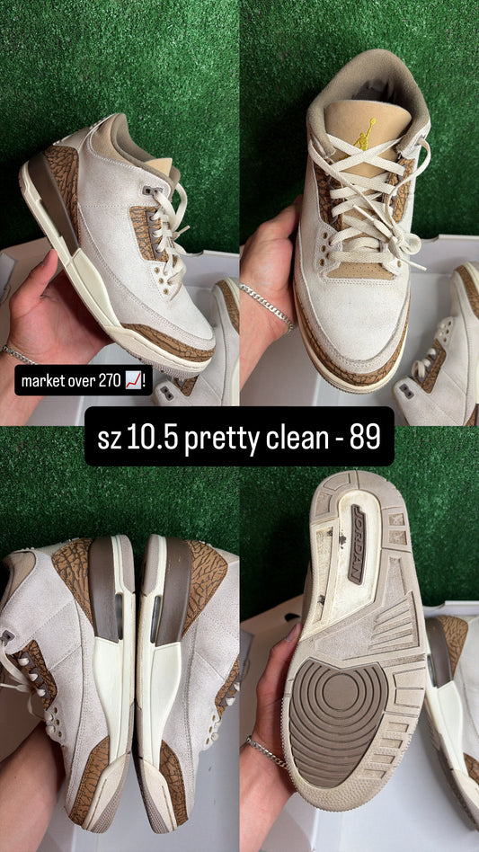 Jordan 3 Palomino Size 10.5