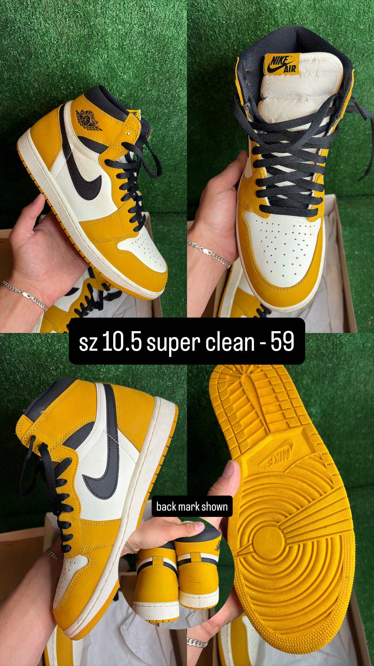 Jordan 1 High Ochre Size 10.5