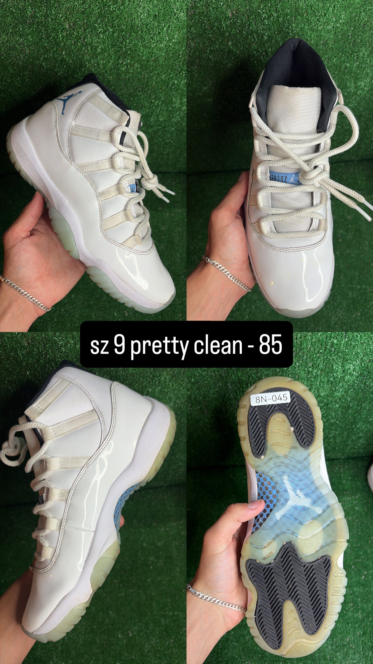 Jordan 11 Legend Blue Size 9