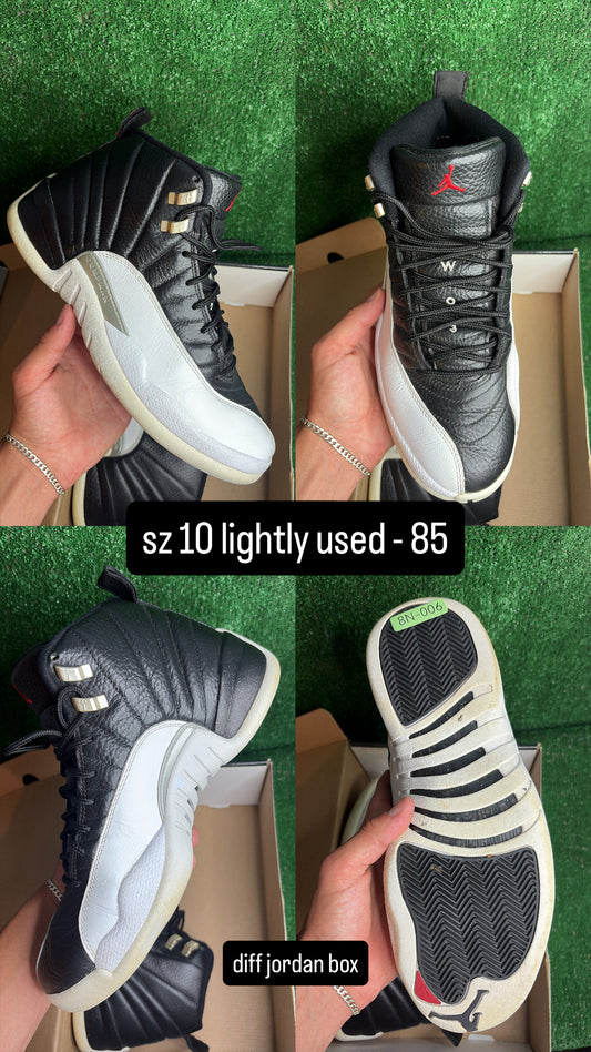 Jordan 12 Playoffs Size 10