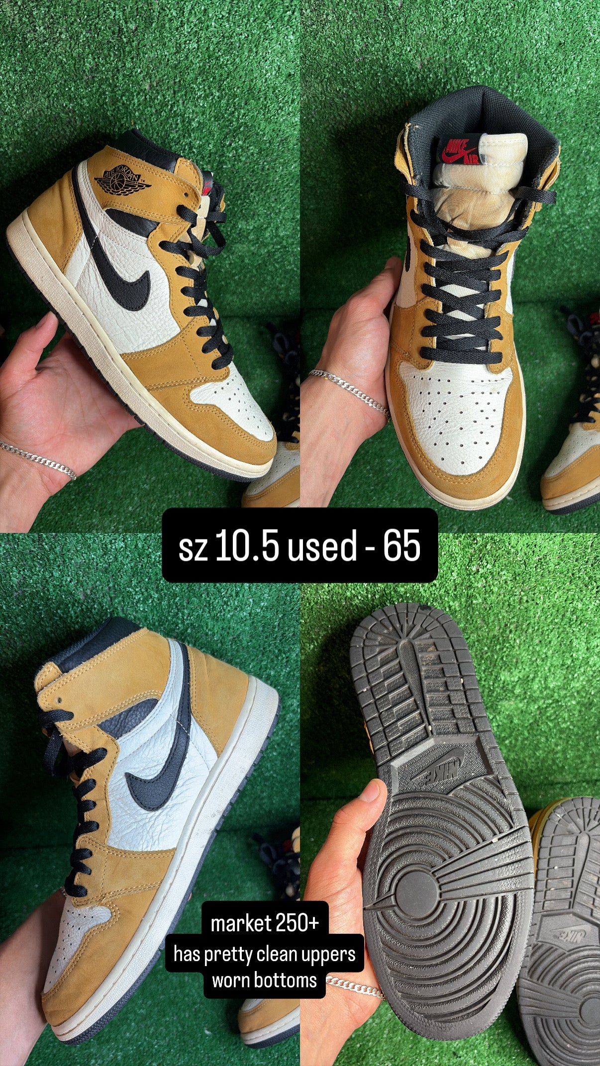 Jordan 1 Rookie Of The Year Size 10.5