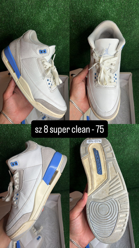 Jordan 3 Lucky Shorts Size 8