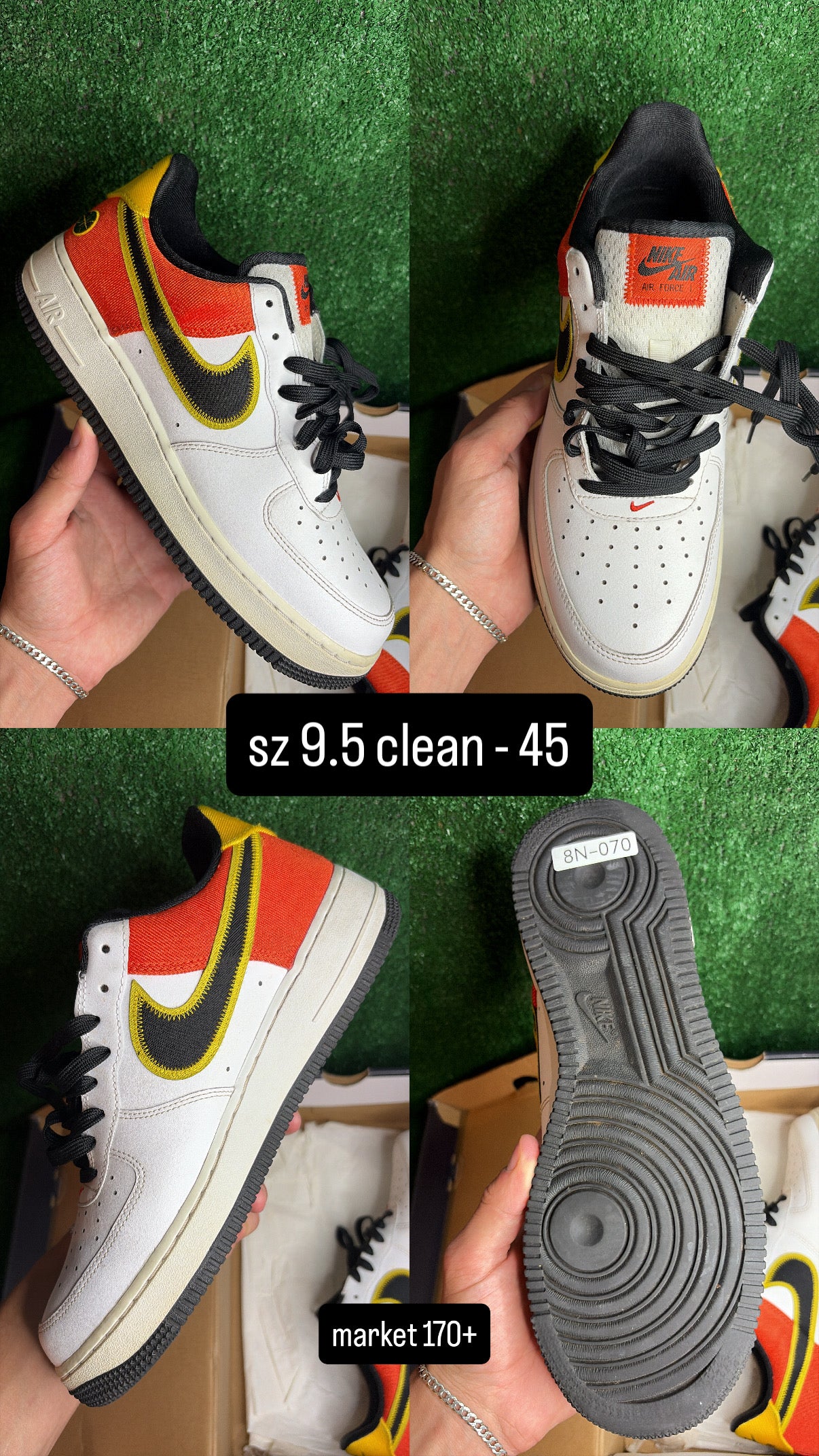 Nike Air Force 1 Low Raygun Size 9.5