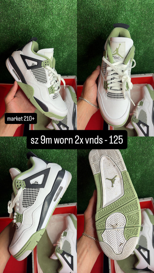 Jordan 4 Seafoam Size 9m
