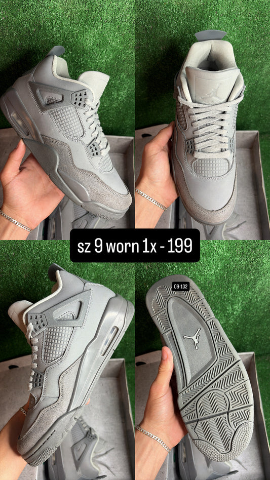 Jordan 4 Wet Cement Size 9