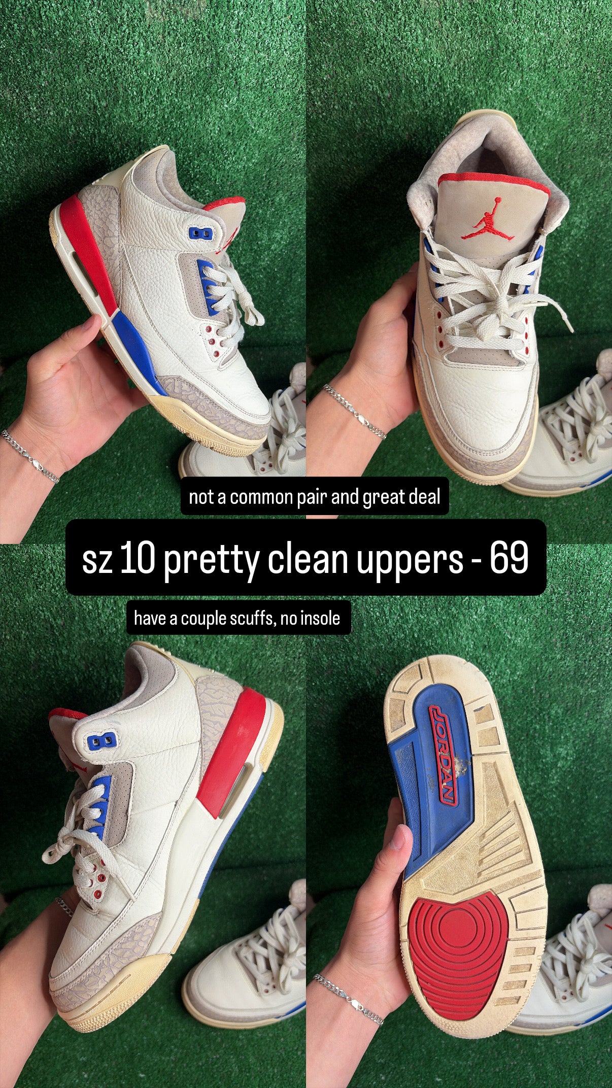 Jordan 3 International Flight Size 10
