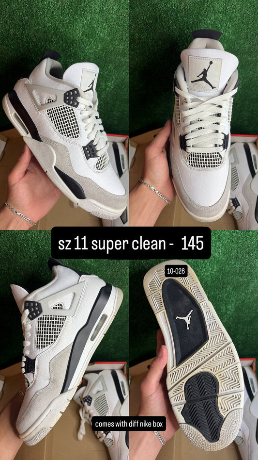 Jordan 4 Military Black Size 11