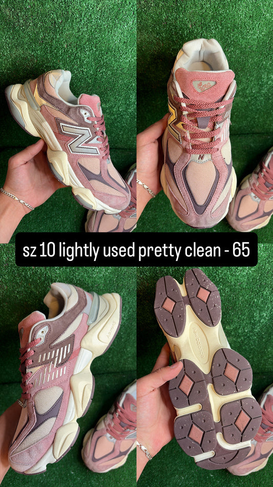 New Balance 9060 Cherry Blossom Size 10
