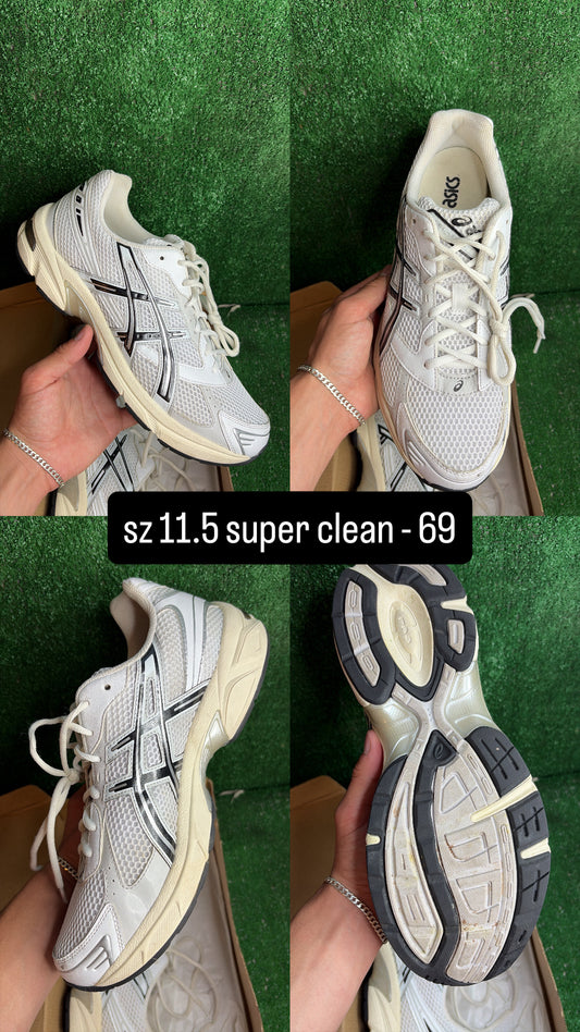 Asics 1130 White Cloud Grey Size 11.5