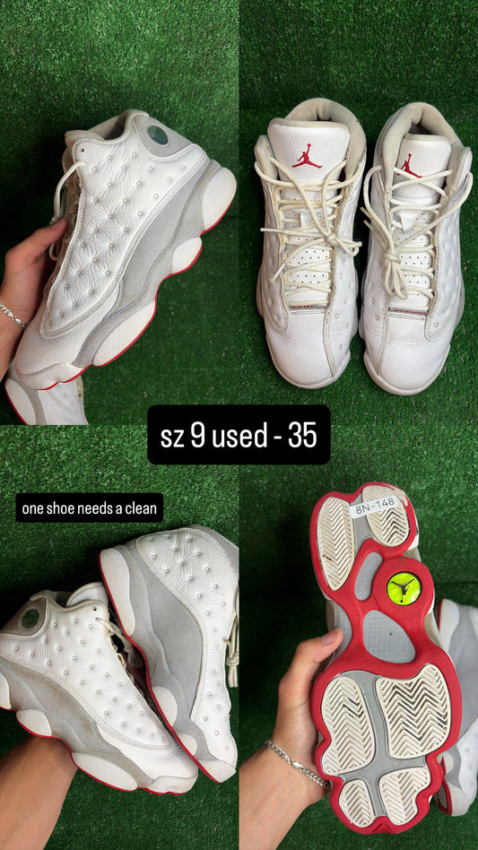 Jordan 13 Wolf Grey Size 9