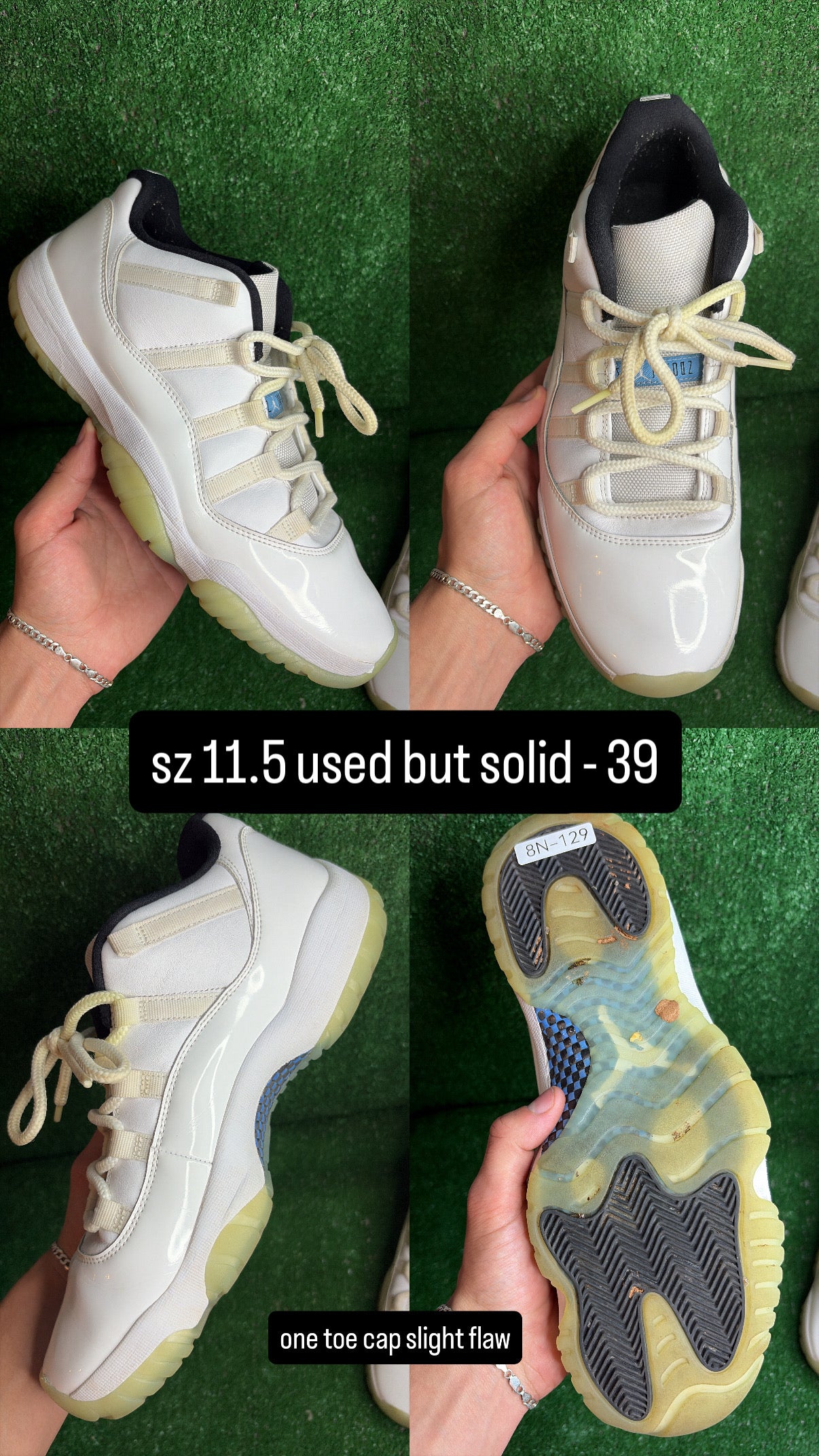 Jordan 11 Low Legend Blue Size 11.5