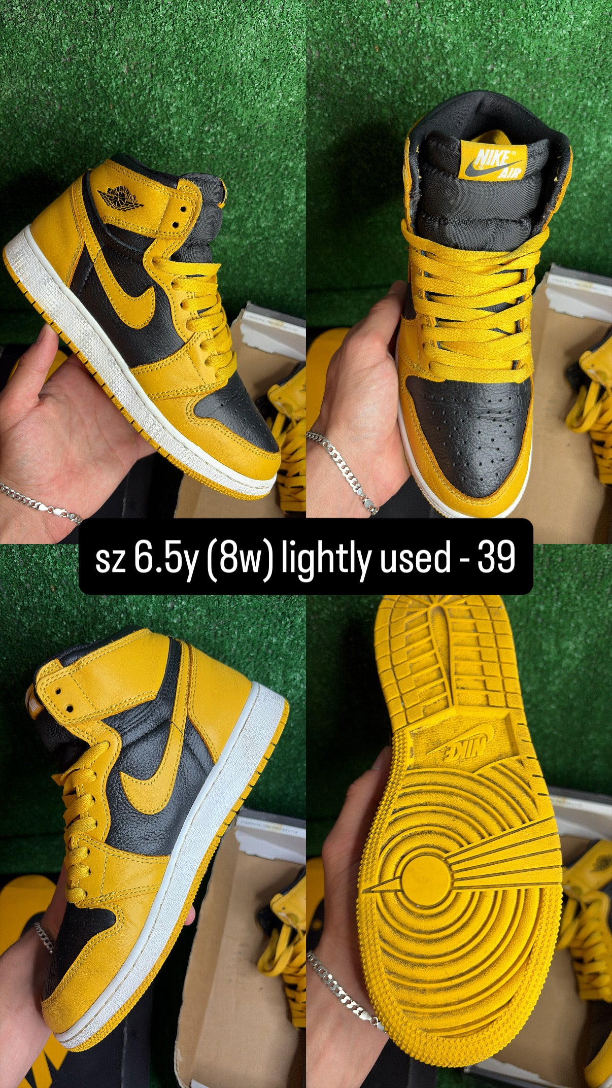 Jordan 1 High Pollen Size 6.5y (8w)