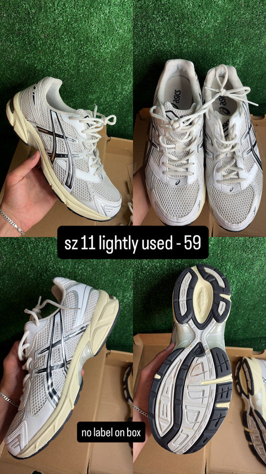 Asics Gel 1130 White Cloud Grey Size 11