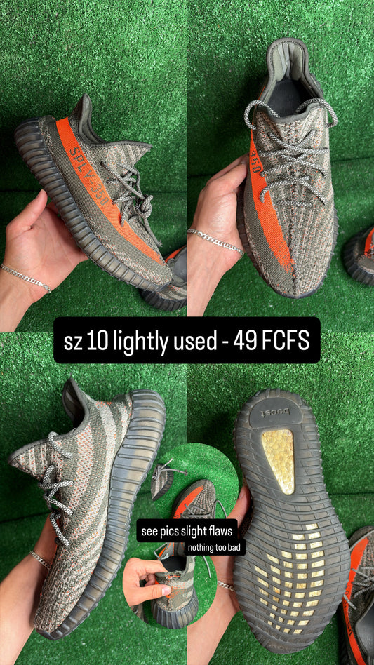 Yeezy 350 Boost V2 Carbon Beluga Size 10