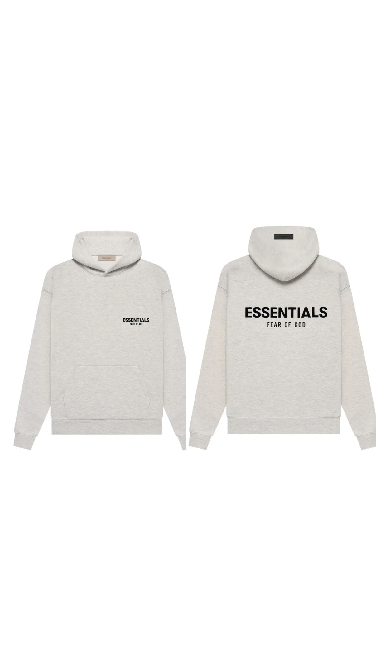 Essentials Fear of God Hoodie Light Oatmeal