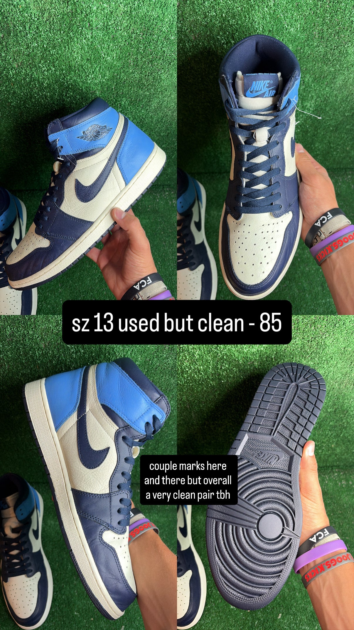 Jordan 1 Obsidian Size 13