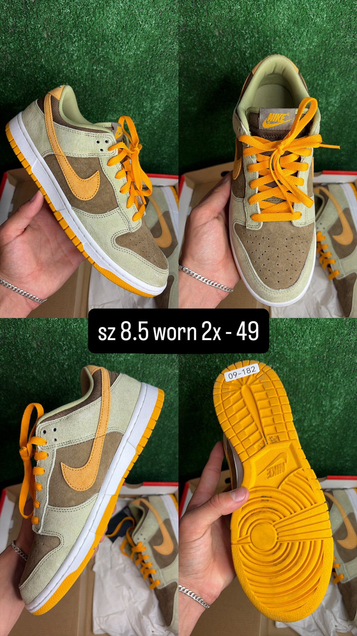 Nike Dunk Low Dusty Olive Size 8.5