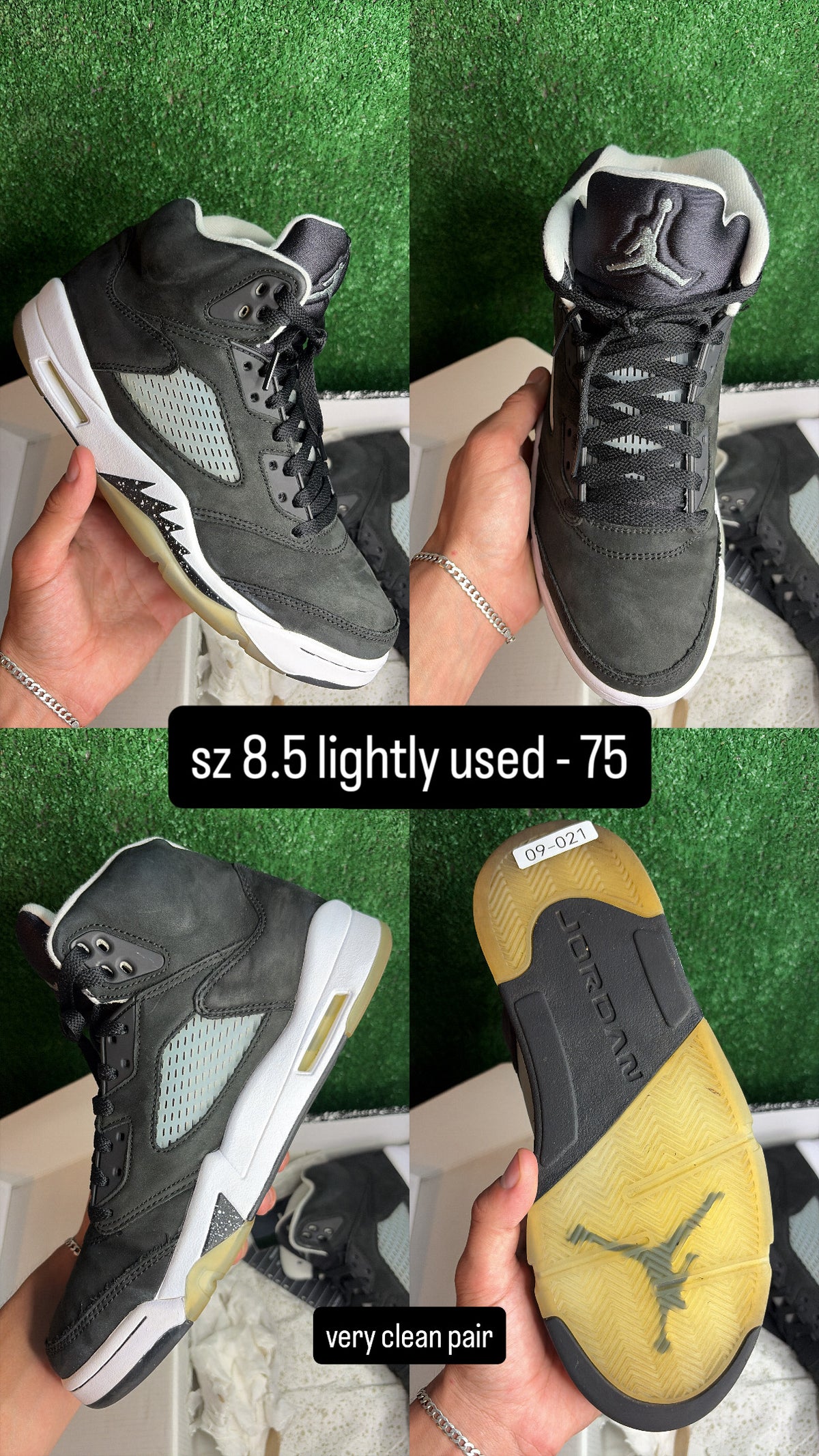 Jordan 5 Oreo Size 8.5