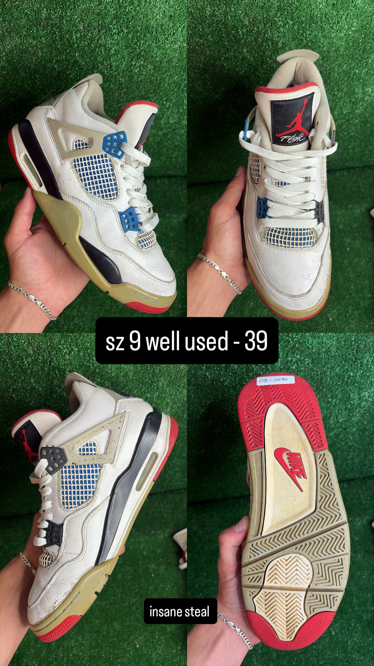 Jordan 4 What The Size 9