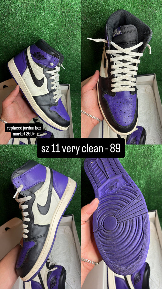 Jordan 1 High Court Purple Size 11