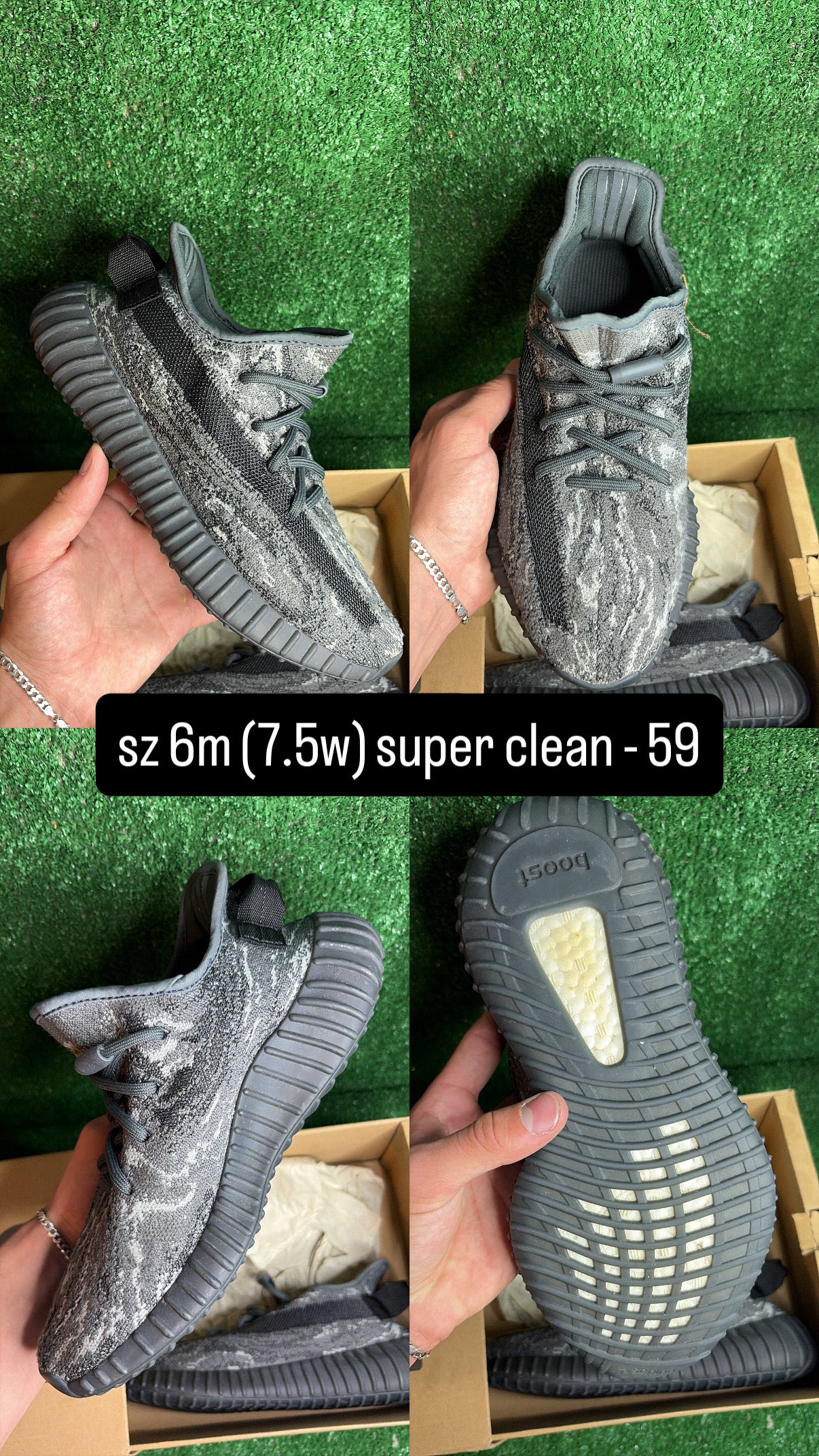 Yeezy 350 Boost V2 MX Salt Size 6m (7.5w)