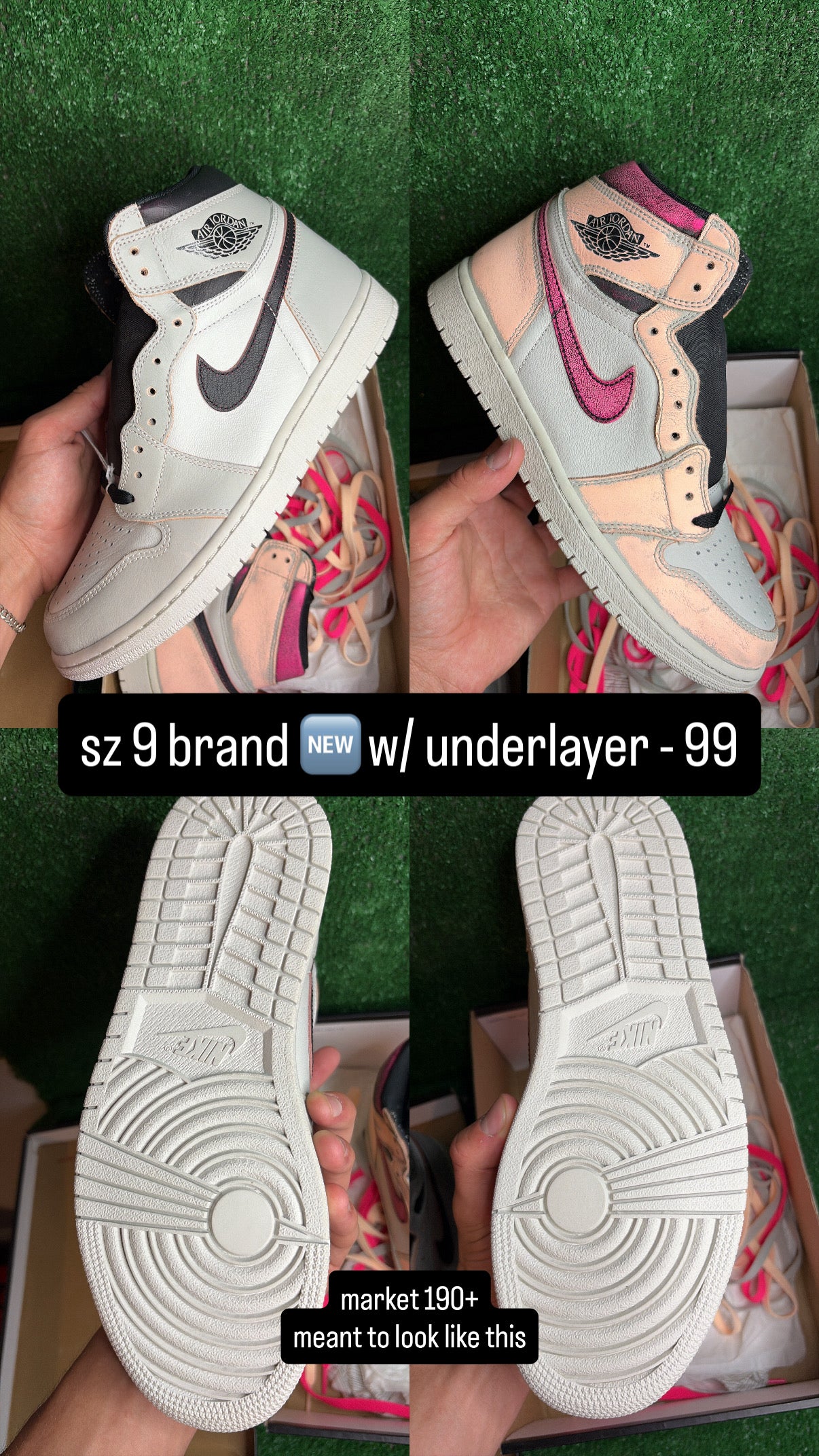 Jordan 1 High NYC To Paris Size 9