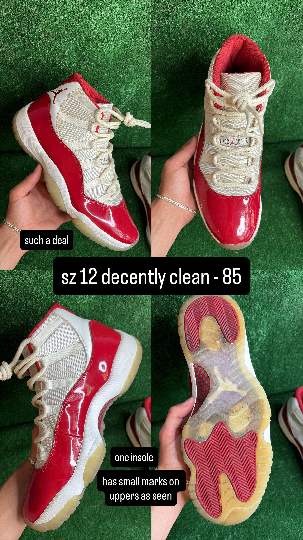 Jordan 11 Cherry Size 12