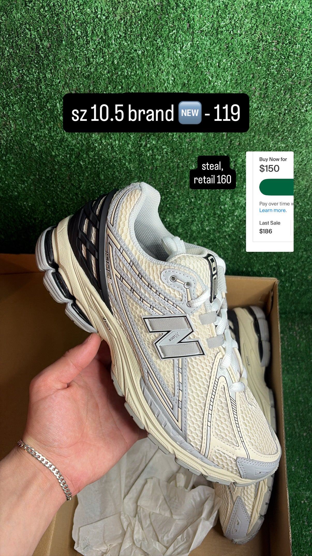 New Balance 1906r Beige Light Grey White Size 10.5