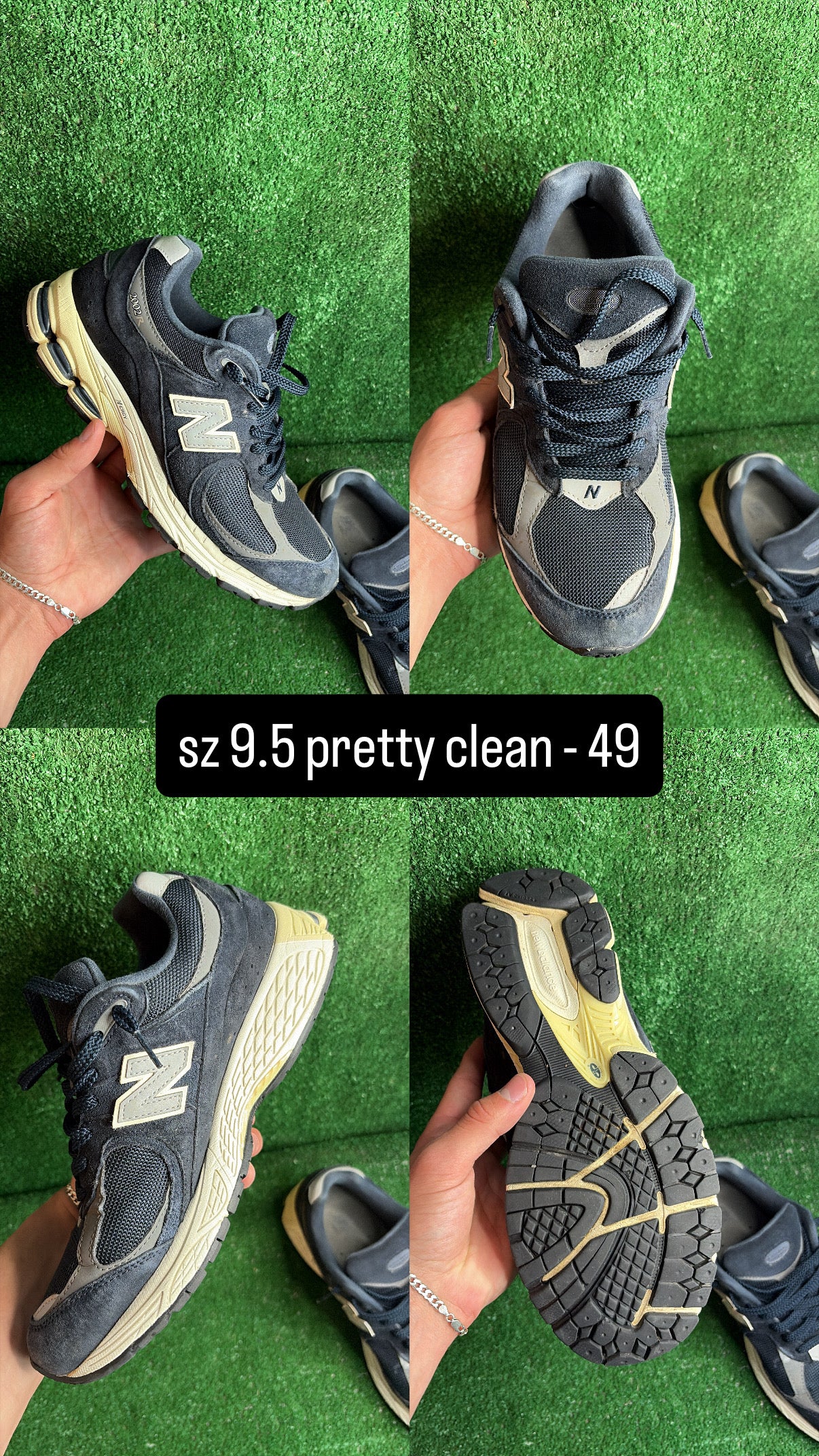 New Balance 2002r Eclipse Navy Size 9.5