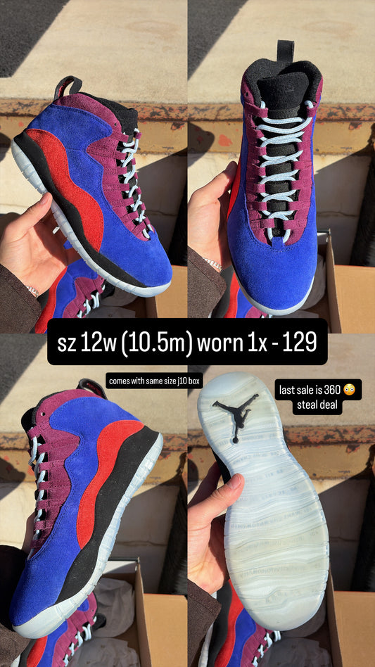 Jordan 10 Maya Moore Size 10.5 (12 women)