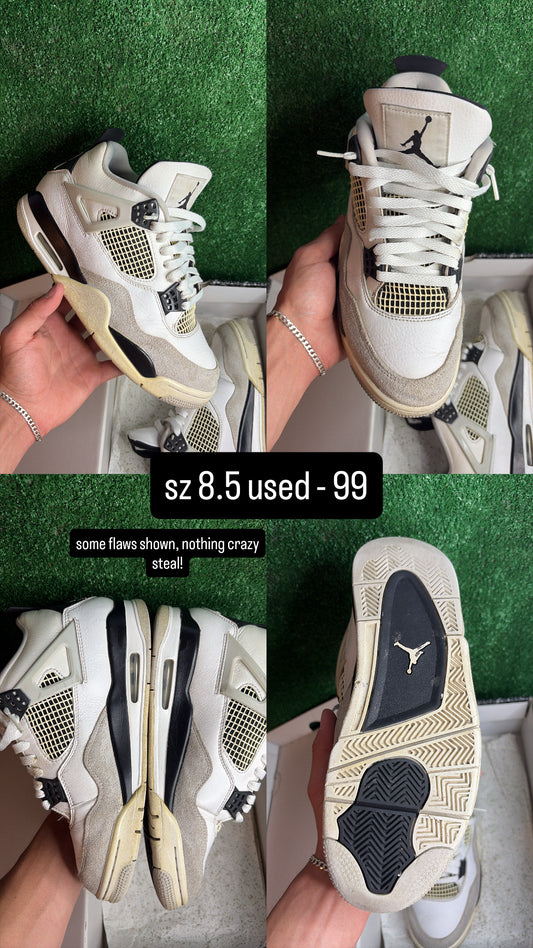 Jordan 4 Military Black Size 8.5