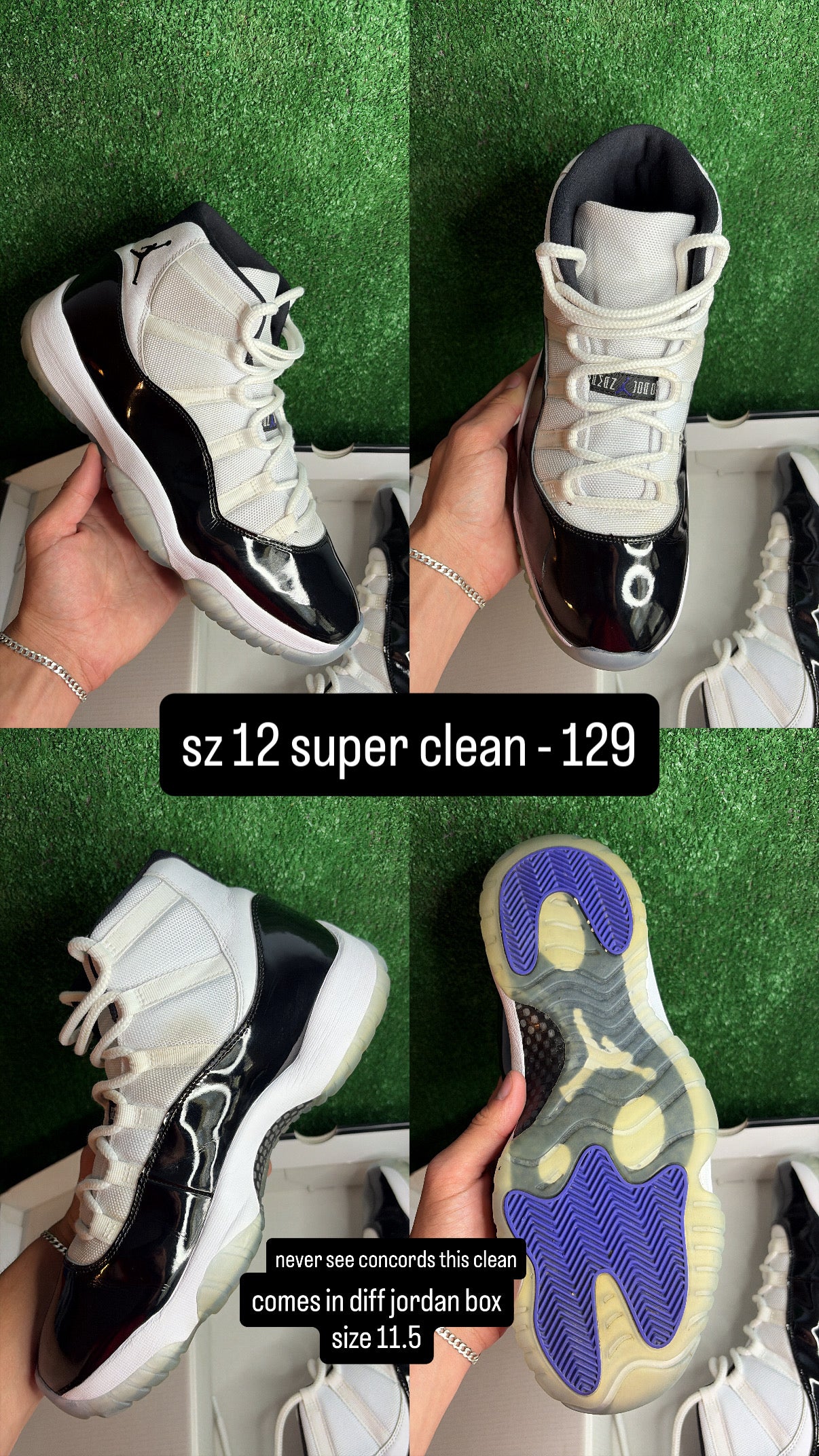 Jordan 11 Concord Size 12