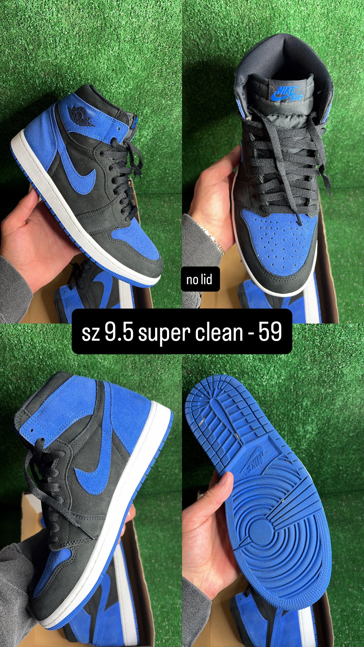 Jordan 1 Royal Reimagined Size 9.5