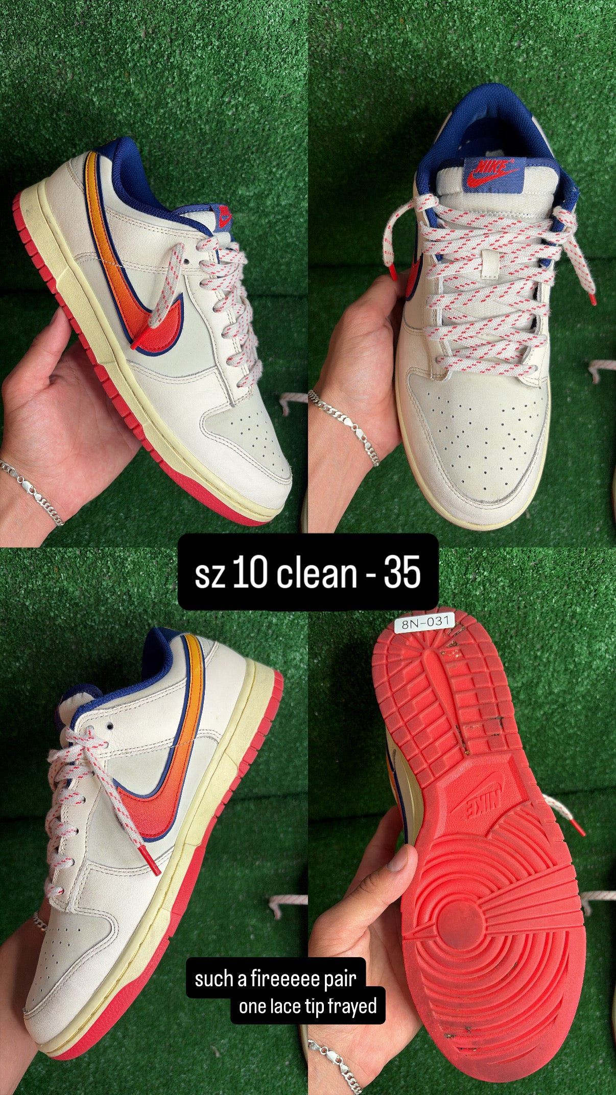 Nike Dunk Low Lettering Size 10