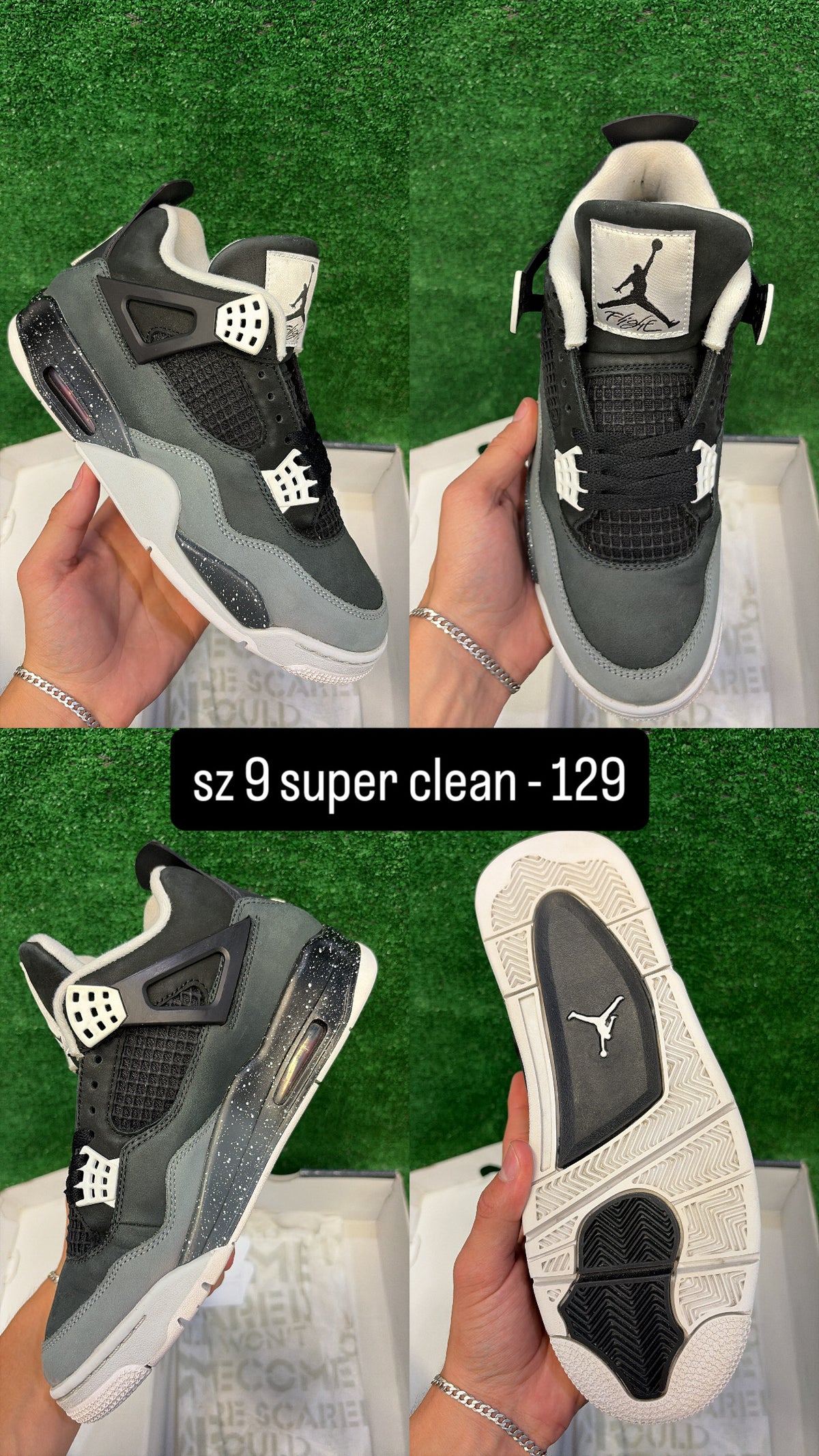 Jordan 4 Fear Size 9