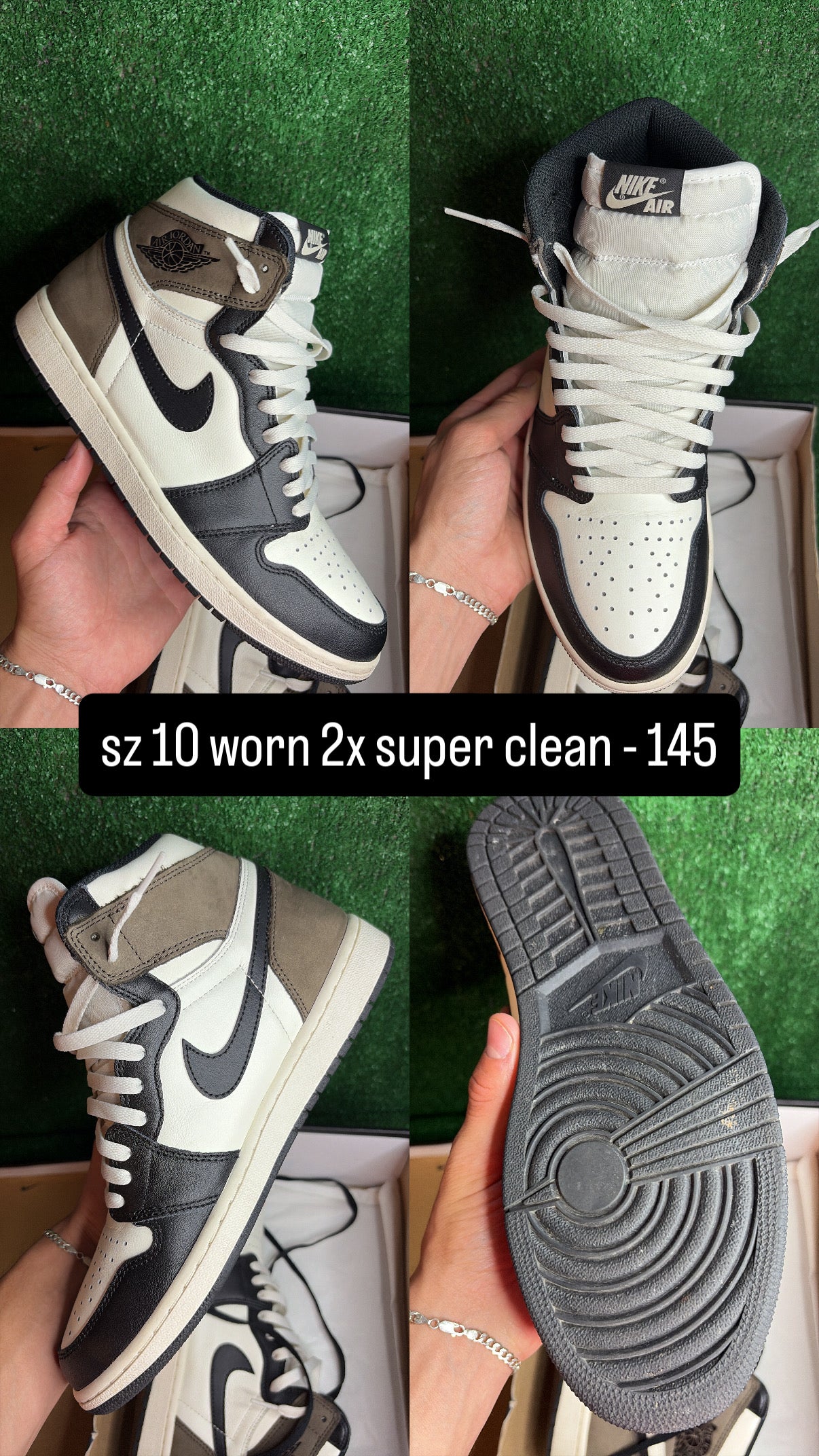 Jordan 1 High OG Mocha Size 10