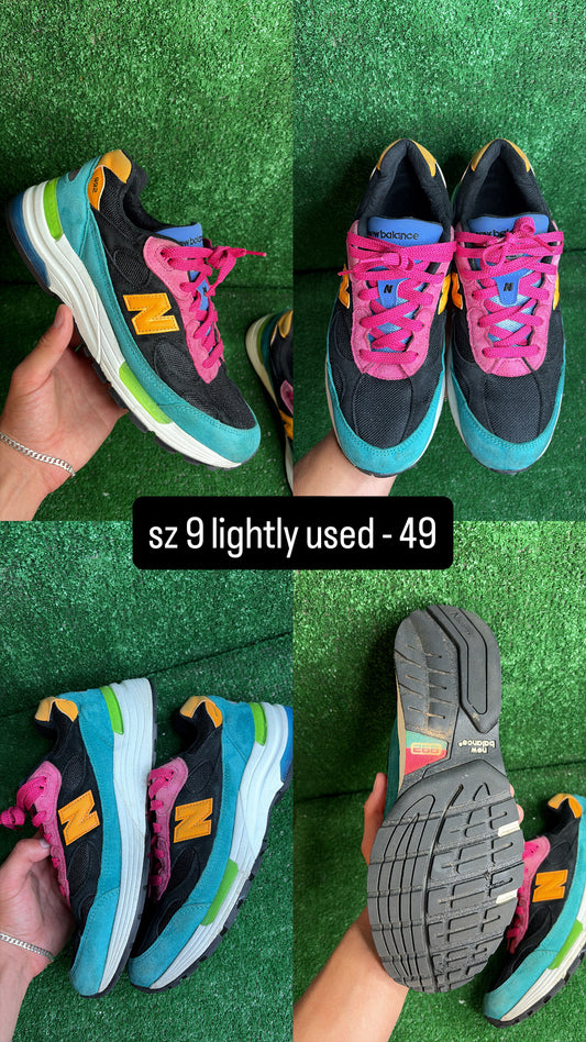 New Balance 992 Tidepool Pink Multicolor Size 9