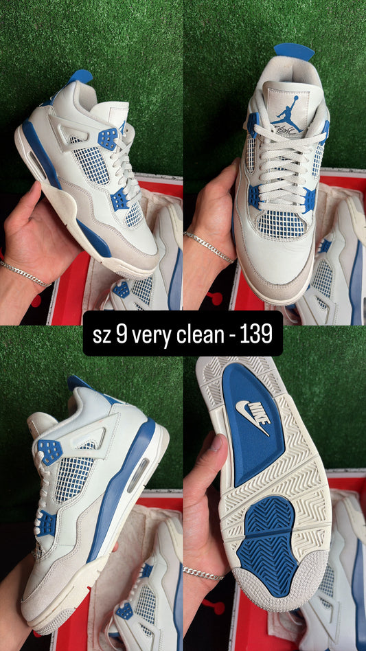 Jordan 4 Military Blue Size 9