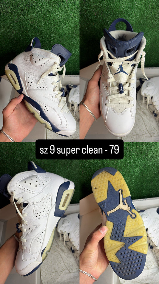 Jordan 6 Midnight Navy Size 9