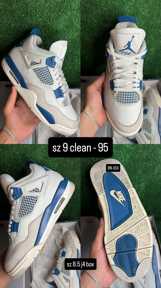 Jordan 4 Military Blue Size 9
