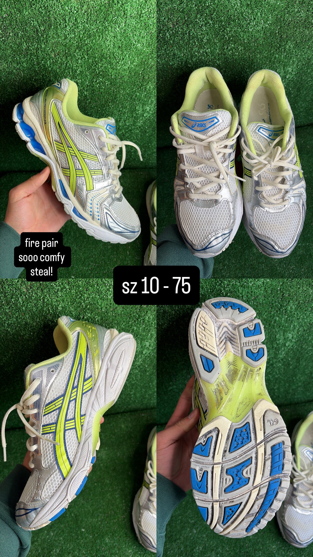 Asics Kayano 14 Sprite Size 10