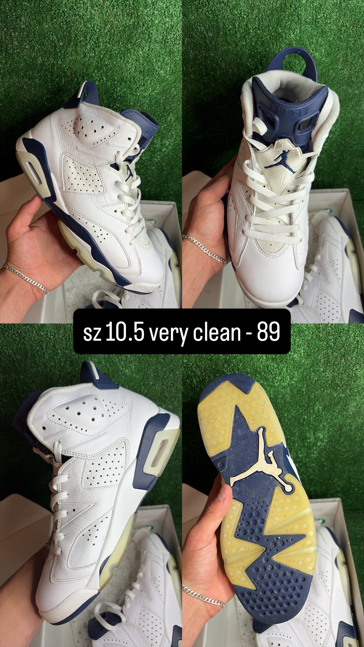 Jordan 6 Midnight Navy Size 10.5
