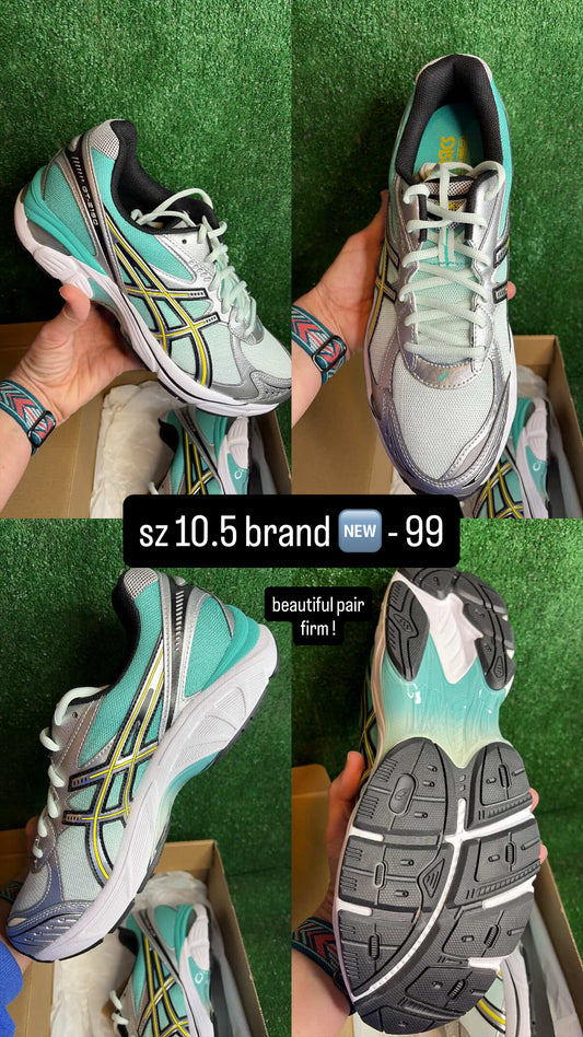 Asics GT 2160 Teal Gold Size 10.5