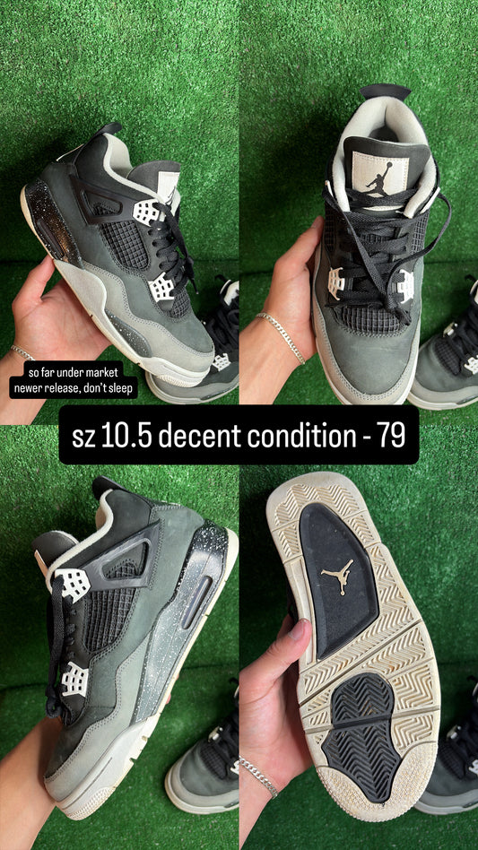 Jordan 4 Fear Size 10.5